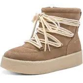 Tamaris Snowboots donkerbeige