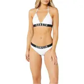 Calvin Klein Klassieke effen bikinibroekjes voor dames (Wit)