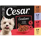 Cesar Hondenvoer Nat Pouch Creations Gelein Mix 12x100 gr