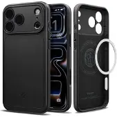 Spigen Hoesje Geschikt voor Apple iPhone 18 Pro / 17 Pro - Thin Fit MagFit Case - Back Cover Compatibel met MagSafe / Qi2 - Zwart