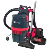 Numatic Draadloze Rugstofzuiger RSB150-NX - Rood - Inclusief accu en lader