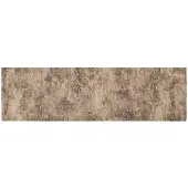 vidaXL Keuken Tapijt Bruin beton 150 x 45 cm 100% Polyamide Wasbaar