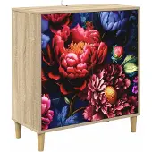 vidaXL Dressoir KIEL, Sonoma, 69 x 33 x 75 cm, houtvezelplaat