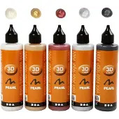 Creativ Company CC 3D Liner Set 5x100 ml Metallic