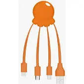Xoopar Octopus Charge Cable Orange