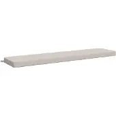 vidaXL Bankkussen SOEST 100% Polyester Wit 170 x 40 x 8 cm