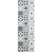 vidaXL Tapijt Runner ORIZ 1150 gsm Grijs en Zwart