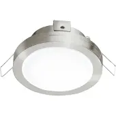 TRIO Zwarte led plafonnière Jano Ø 32cm