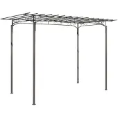 vidaXL Stalen rozenboog 215 cm