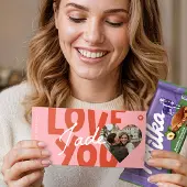 Yoursurprise Gepersonaliseerde chocoladereep - Milka - Hazelnoot