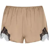 Mey Pyjamabroek 'Poetry Luxury ' beige / zwart