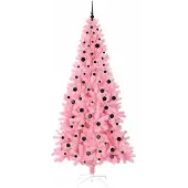 vidaXL Kerstboom Roze 240 cm PVC