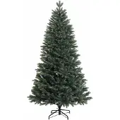 vidaXL Kunstmatige Hinged Kerstboom 240 cm PVC en Metalen Groen