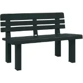 vidaXL Tuinbank, groen, 110x52x71 cm, polypropyleen