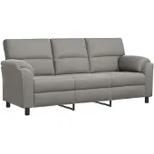 vidaXL Bank Lichtgrijs 214 x 85 x 93 cm fluweel