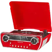 Crosley Powel - Mediaspeler - Rood
