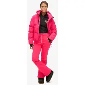 Superdry &amp; Co Slimfit Softshell Skibroek Roze Grootte: 44