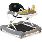Deryan 4-in-1 Loopstoel - Met speelset - Inklapbaar - Bruin