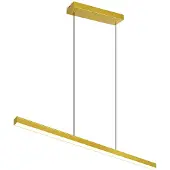 Olucia - IWAN - Hanglamp - Messing - Vorm: Rechthoek