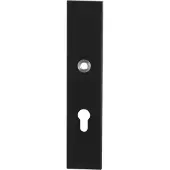 GPF bouwbeslag GPF VH binnenschild SKG*** 248x52x8mm rechth PC72 zwart