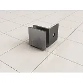 Wiesbaden Glaskoppeling Set Dora tbv profielloze Inloopdouche Gunmetal