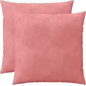 vidaXL Kussen met kussen HEERLEN 2 st Roze fluweel