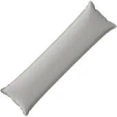 vidaXL Kussensloop HOUTEN Grijs 40 x 145 cm Polyester