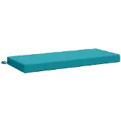 vidaXL Bankkussen SOEST 100% Polyester Turquoise 120 x 50 x 8 cm
