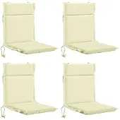 vidaXL Kussen voor lage rugstoel GEMERT 4 st 100% Polyester