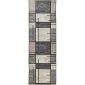 vidaXL Tapijt Runner LESAKA Bruin 50 x 200 cm Diamantvelvet