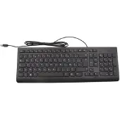 Lenovo USB Calliope, Volledige grootte (100%), Kabel, USB, AZERTY, Zwart