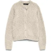 Vero Moda Gebreid vest 'VMMaybe Jewel' crème