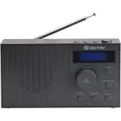 Denver DAB-51B Radio DAB+, DAB, FM USB, AUX Wekfunctie Zwart