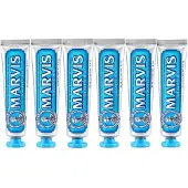 Marvis Tandpasta Aquatic Mint | 6 x 85 ml