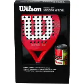 Wilson Optix Xp Box Padel-set, kleur: rood