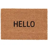 Esschert Design Kokosvezel Deurmat "Hallo" 60x40cm - Stijlvol & functioneel