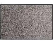 ANRO Deurmat Amigo Grijs 80x60cm – Schoonloopmat Antislip Wasbaar Voordeur Hal Binnen