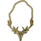 Mars & More flessenketting hert champagne goud