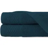 Darymex Solano - Handdoek - 50x90 cm - Marineblauw - 100% Katoen