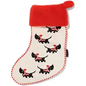 HEMA Takkie Kerstsok 4x23x39cm (rood)