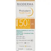 Bioderma Photoderm Nude Dorado 40ml Zonnebrandcrème Voor Het Gezicht
