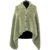 Unique living - Plaid Nox Tea Green -75x150cm