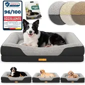 Aktiv shop GmbH ELONEO Orthopedisch hondenbed, maat M - Zwart