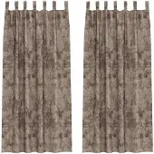 vidaXL Velvet Gordijnen 2 st Cappuccino 260 x 140 cm Fluweel