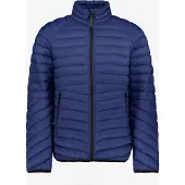 Kjelvik gewatteerde heren winterjas blauw maat XXL