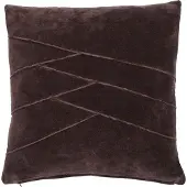 Mars & More Uneven Pintuck kussen bruin 45x45cm