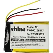 VHBW Camera accu compatibel met GoPro Wi-Fi Remote - vervangt YD362937P / 350 mAh