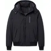 Local Fanatic Jas Heren - Heren Jassen Winter - Gewatteerde Jassen - GS17006 - Zwart