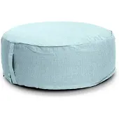 Unique living - Opblaasbare poef Senna - Light Blue - 70x70x25cm