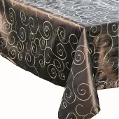 2lif Florence Tafelkleed Textiel bruin 140x140cm